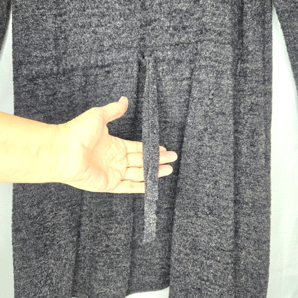 Barefoot Dreams Cozychic lite cardigan sweater.  Carbon/gray XL - Picture 11 of 14